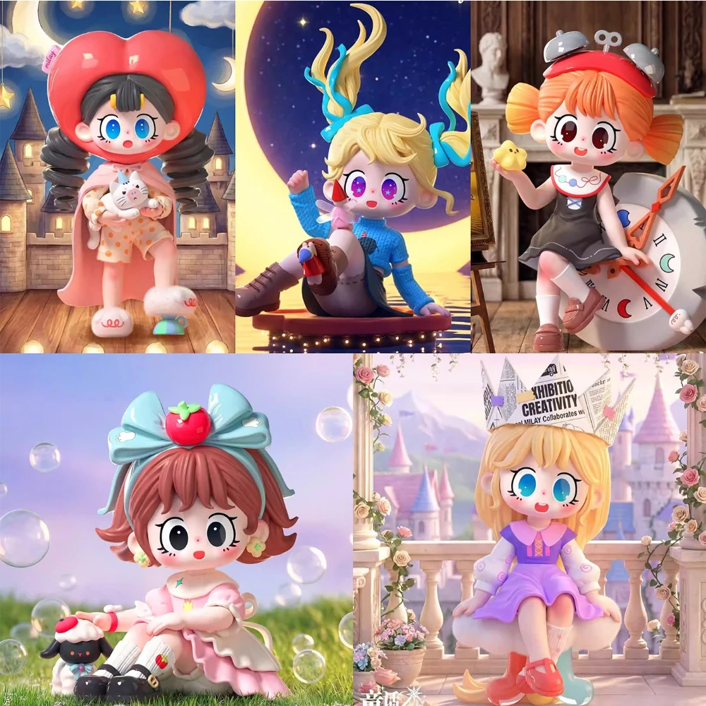 

Серия Milay Fairy Tale Travel Guide: Коллекционная фигурка-сюрприз в закрытой упаковке, милая настольная декоративная фигурка, модная игрушка-подарок