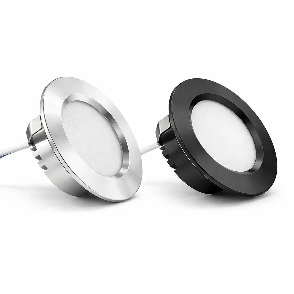 3W Ultra Slim Recessed LED Downlight 55mm Cutout AC220V Aluminum Ceiling Spot Lamp 3000K/4000K/6000K Cabinet Kitchen Corridor