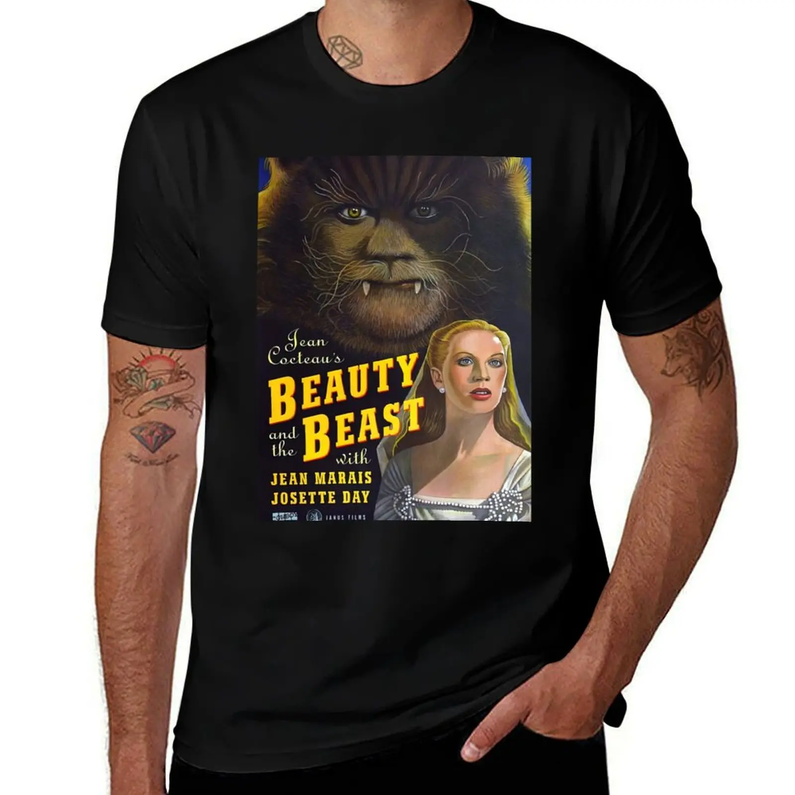 La Belle et la Bête Filles T-Shirt Breathable Basic Cotton T-Shirt