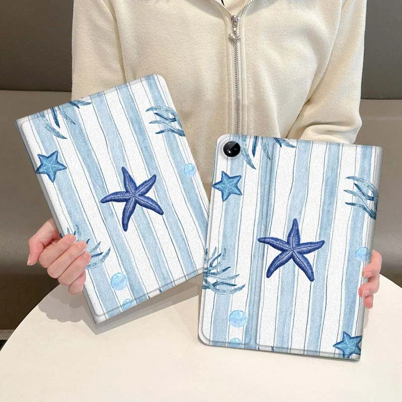 

Чехол в стиле ретро со свежим художественным узором для планшета Vivo IQOO Pad2 Pad3 Pad5 Air SE Pro 12,1 12,3 13 11,5 11 дюймов