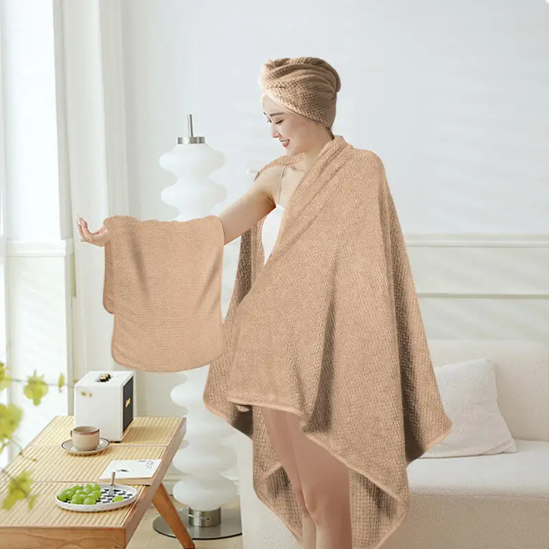 1 set of bath towel suit coral fleece hair drying cap oversized bath towel face towel bachelor dormitory household wash towel