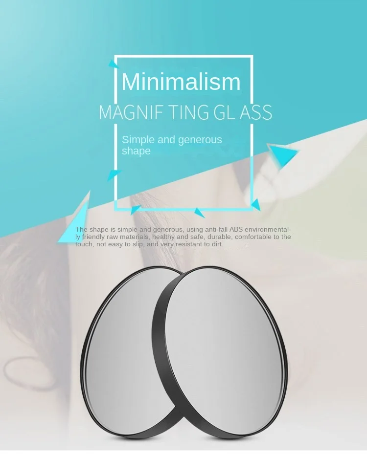 5X vergrotende spiegel met zuignap voor mee-eters make-up huidverzorging, draagbare wandgemonteerde make-upspiegel reiscosmetische essentie