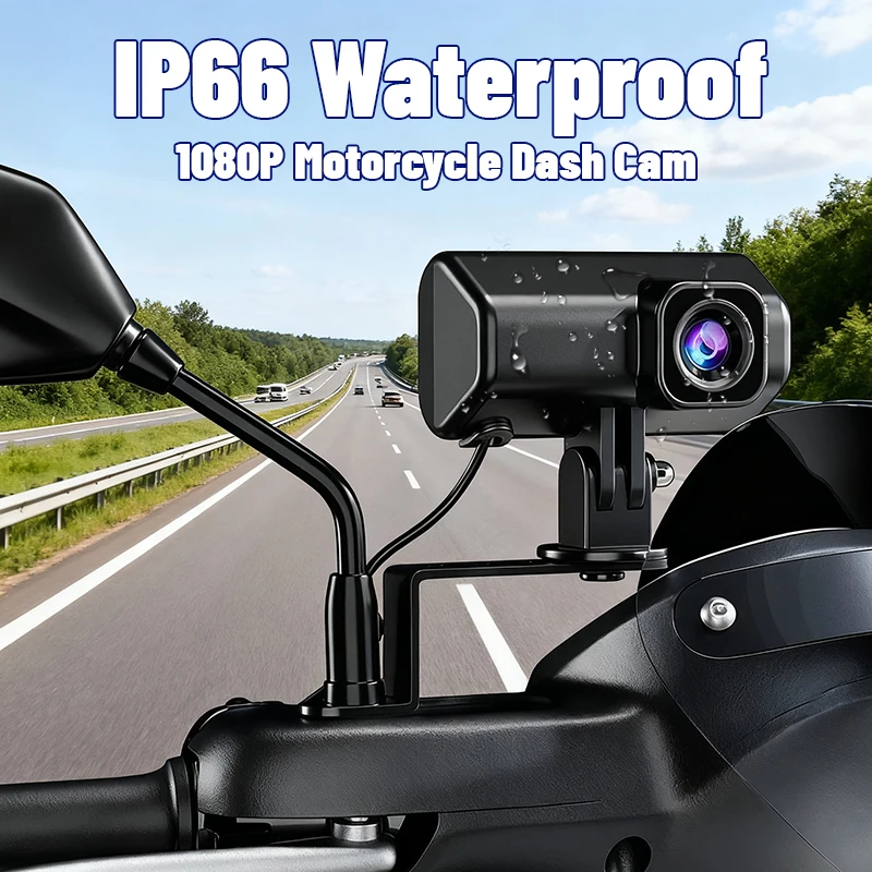 【セール中】車載DVR バイク用ドライブレコーダー ダッシュカム ビデオカメラ 1080P HD マウンテンバイク 電動自転車 オートバイ ヘルメットカメラ アウトドア ブラックボックス