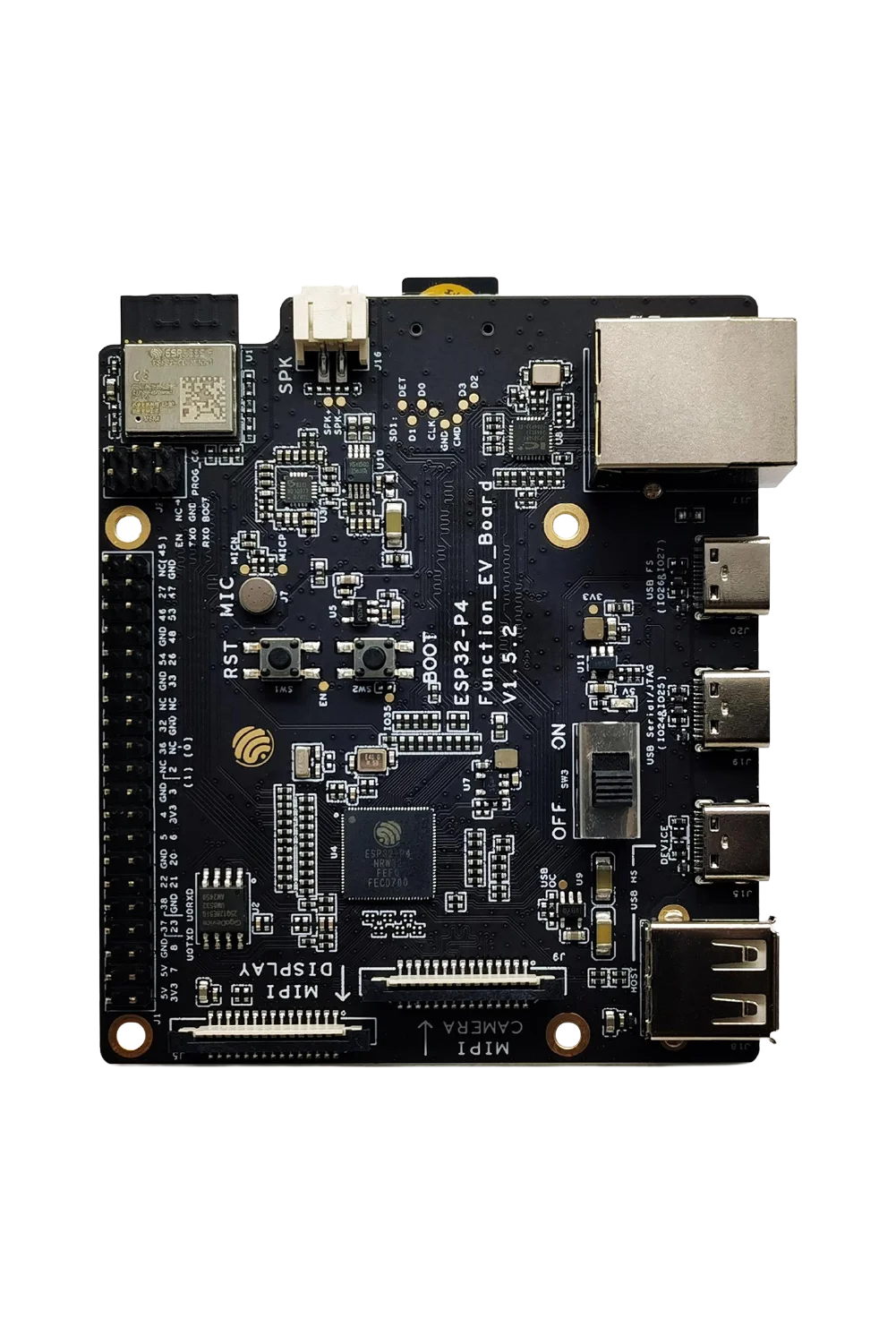 ESP32-P4-Function-EV-Board: Espressif Systems AIoT MCU P4의 실용성과 성능 분석