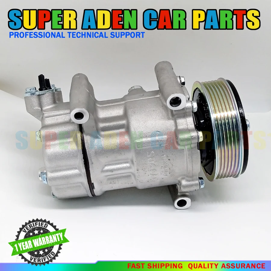 

Компрессор кондиционера SD6V12 для Mini Cooper R56 2007-2012 9223392 6942501 2758433 64522758433 64522758145 64526942501 64529223392