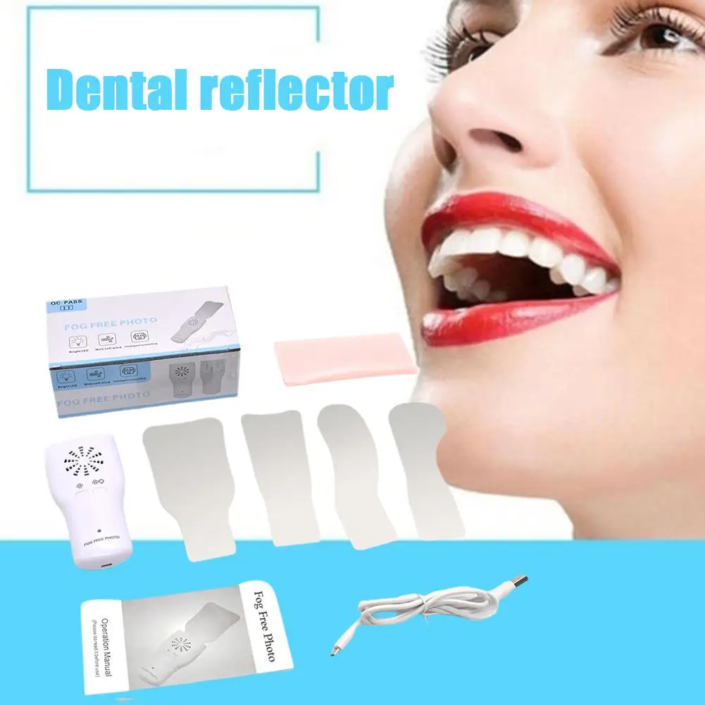 

New Professional Dental Oral Photography Mirrors Occlusal Orthodontic Reflector For Buccal Lingual Intra Dentist Defog Mach B5Q6