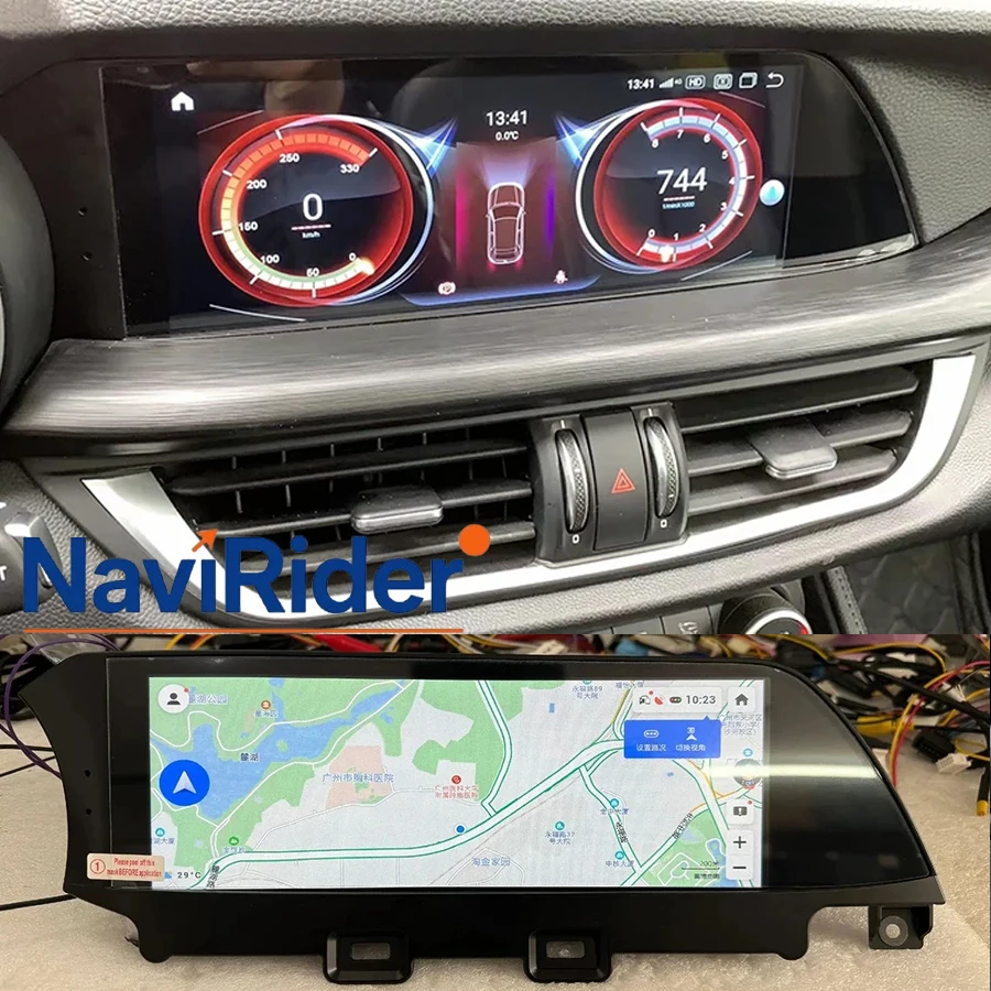 

Android System Car Multimedia Touch Screen GPS Navigation Auto Carplay Radio 10.25inch For Alfa Romeo Giulia Stelvio 2016-2021
