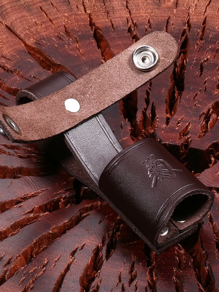 Outdoor Survival Warrior Hunting Tools Portable Sheath Leather Hanging Waist for EDC Equip Storage