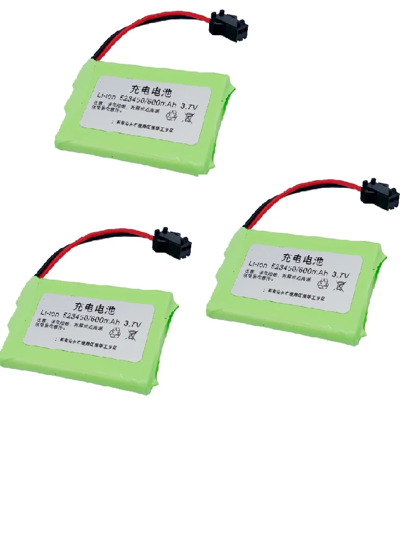 523450 Li-ion rechargeable battery 3.7V 600mAH for RC toys K10 K9 Electric Dog Intelligent Robot RC toys LED Lamp