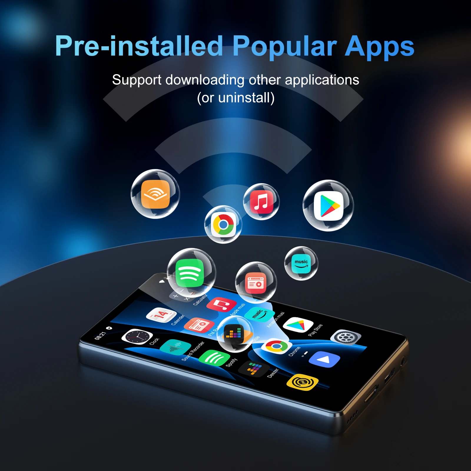 Reproductor MP3 y MP4 con pant - Audio Music Com reseña y precio