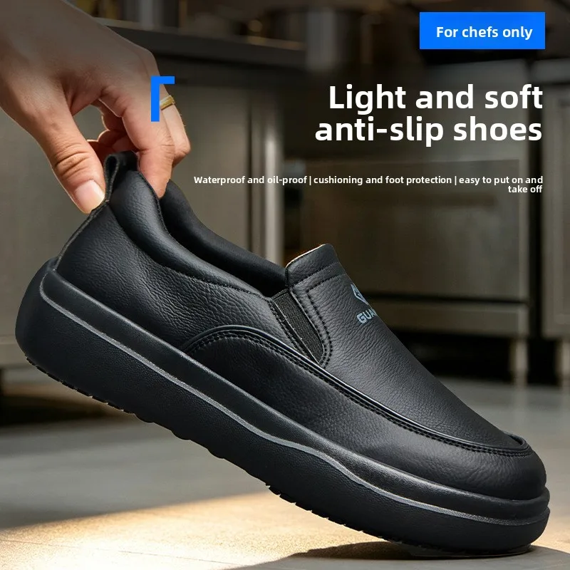chef-work-shoes-rubber-patch-non-slip-oil-resistant-lightweight-fashion-high-end-construction-site-men-protective-durable