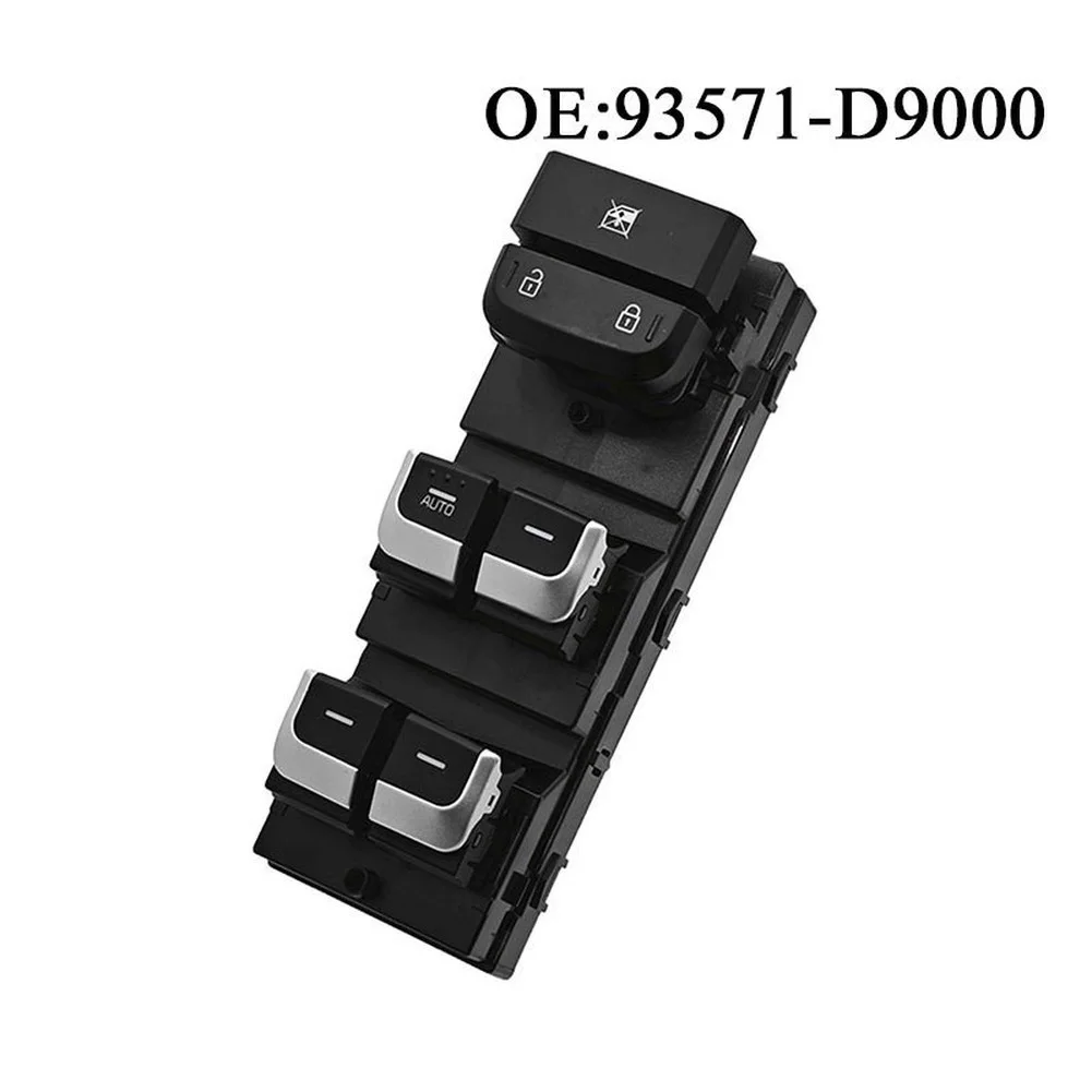 /Front /Left /Power Window Switch For Kia For Sportage 2017-2022 Black ABS Electric Control Replacement Part 93571-D9000