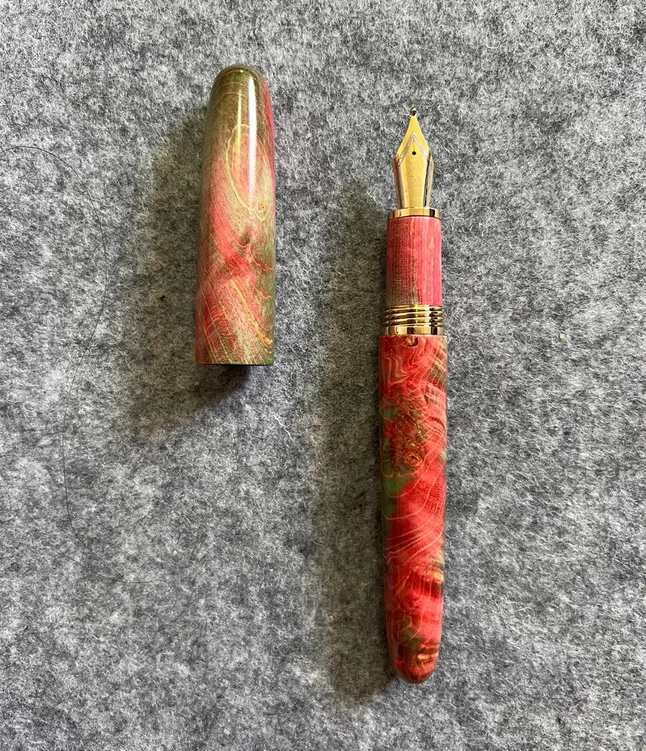 Hot New Double Layer 3.0mm Extra Thick Long Knife Fountain Pen Hand-polished Stacked Nib Pen Layer 4.0mm Long Blade Grinder