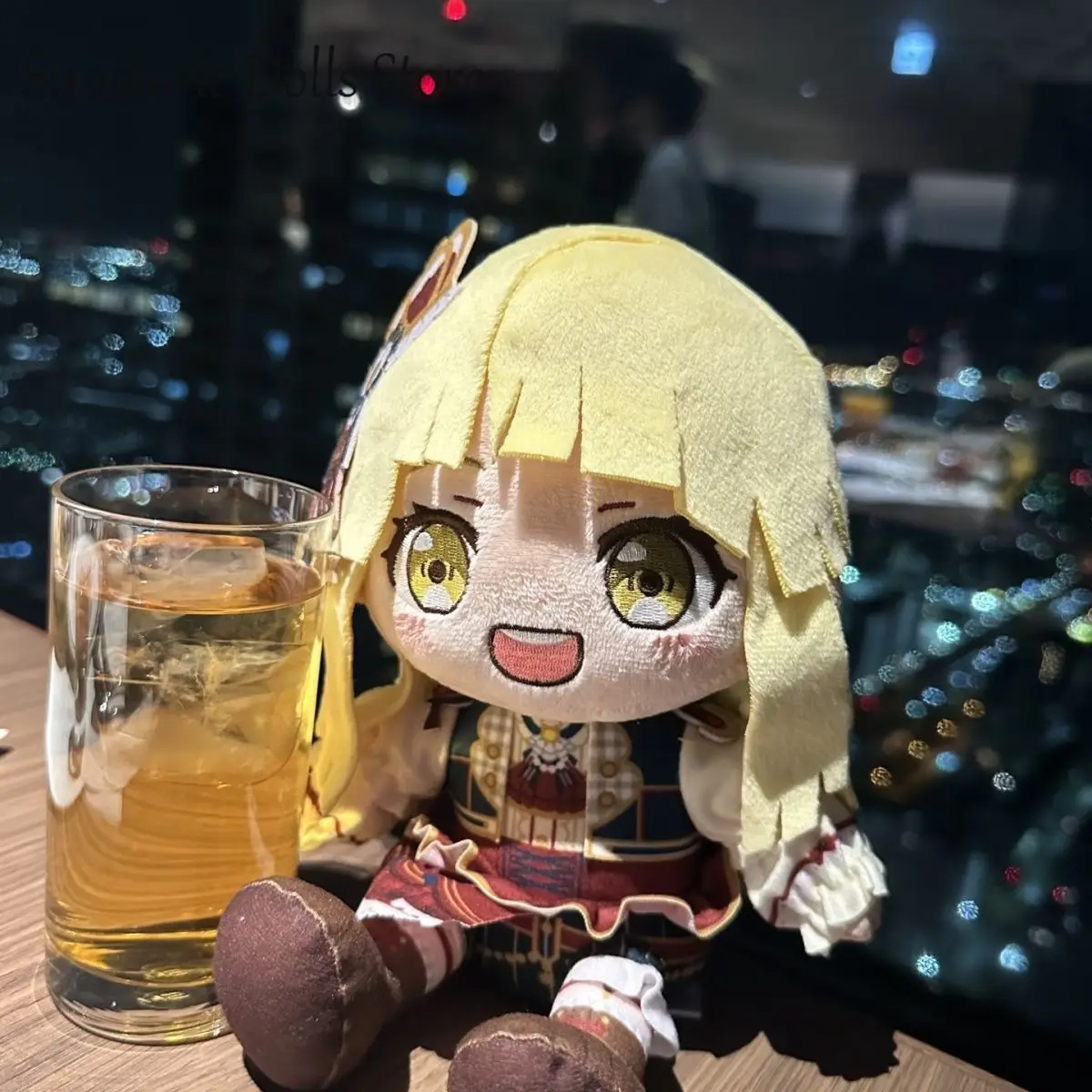

Anime Kokoro Tsurumaki Game BanG Dream! Hello,Happy Plush Stuffed Cotton Doll Toys Cosplay 20cm Cute Dress Up Plushie Present