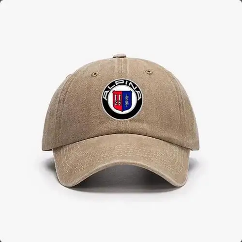 Alpina Racing Tuner Vintage Washed Baseball Cotton Unisex Retro Dad Hat CapPrin