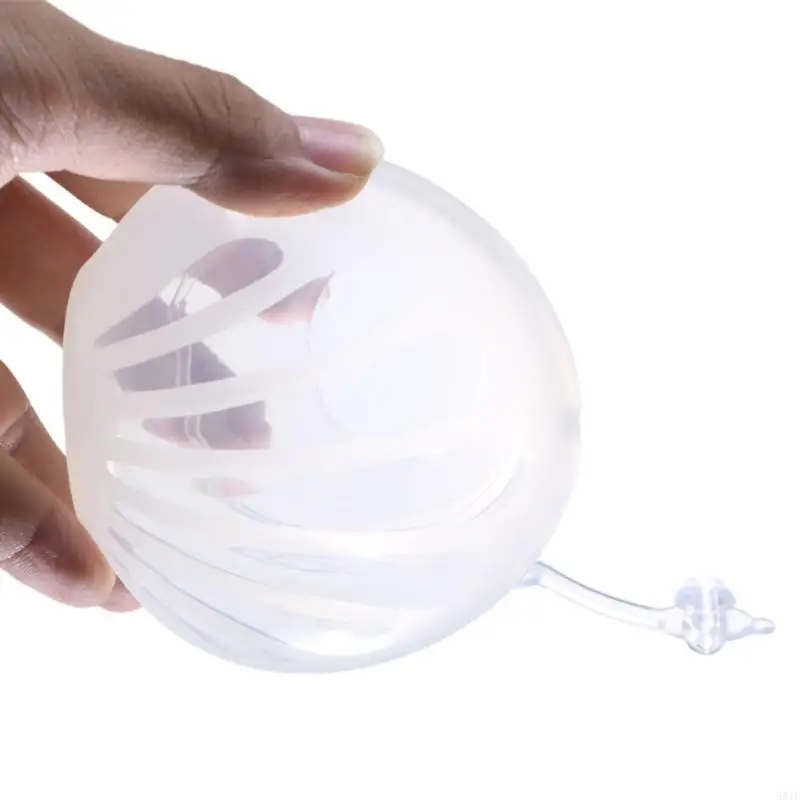 581F جامع حليب الثدي السيليكون الناعم والآمن يمنع الانسكابات ويحمي الحلمات ويعزز الشفاء للسفر والاستخدام المنزلي #3