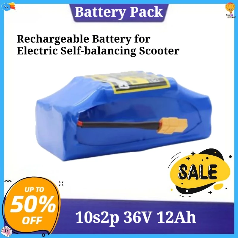

10s2p 36V 12Ah Lithium Rechargeable Battery for Electric Self-balancing Scooter HoverBoard Unicycle Exceptional Battery