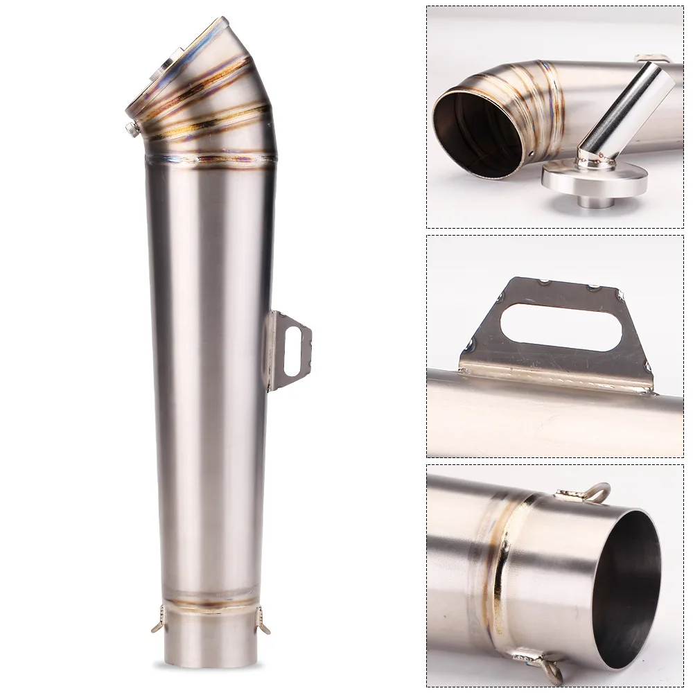 Motorcycle Exhaust Pipe Modification G & G GP Titanium Alloy Exhaust GSR750 650 NINJA400 Stepless 300RR