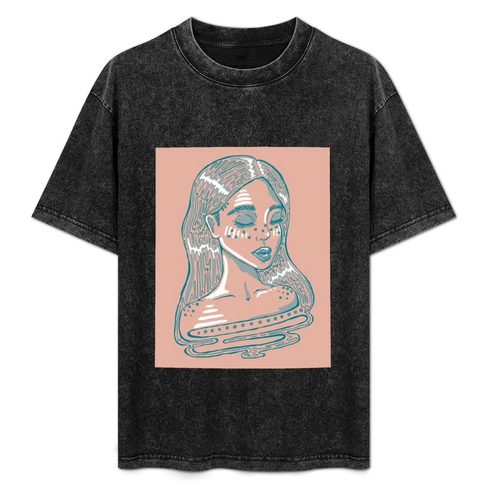 

The Delilah Portrait T-Shirt plus size clothes shirts graphic Clothing t shirts men