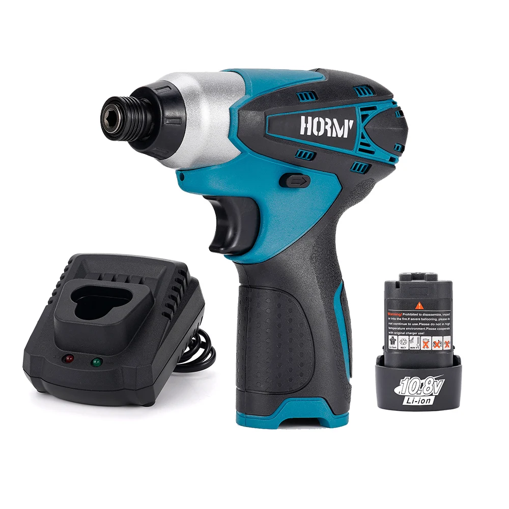 Электрическая отвертка 10,8 В, высокопроизводительная отвертка, комбинированный набор ударных отверток, полностью медный двигатель для батареи Makita