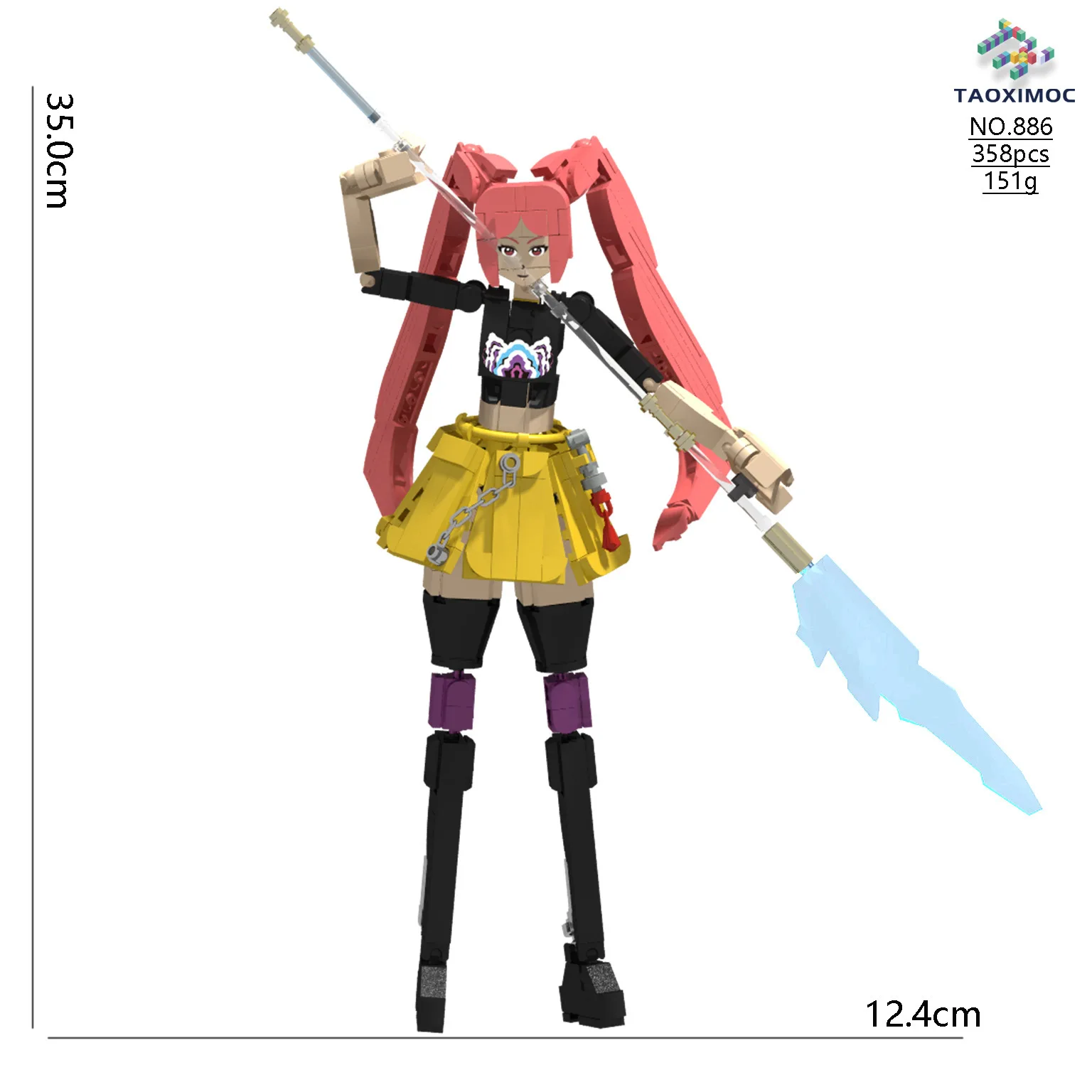 K-pop Demon Hunters Gazza Modello Building Blocks Rumi Figura Sussia Demoniaca Gazza Leone Corvo Animale Mattoni Giocattolo Regalo