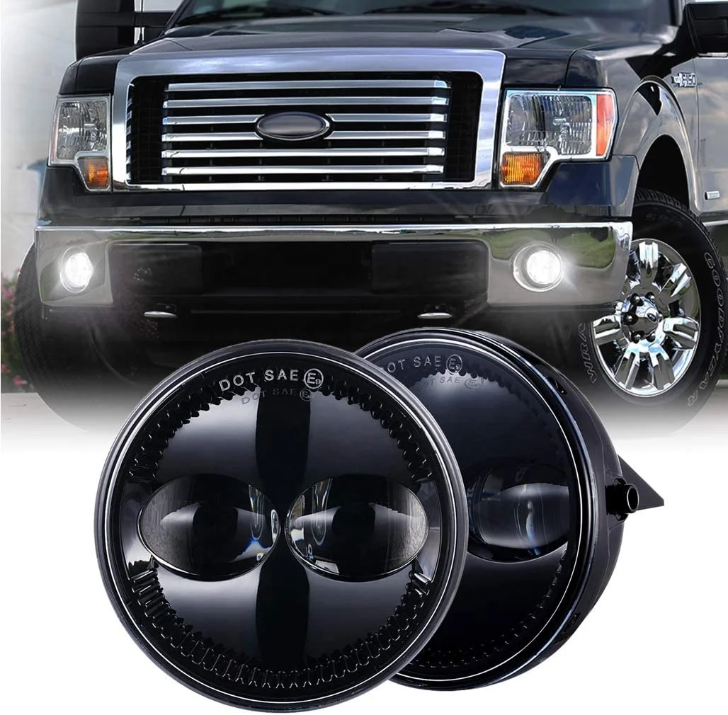 

4.5" Round LED Fog Light for Ford 2009-2014 F150 2008-2011 Ranger 2007-2015 Expedition Front Bumper Driving Lights auto lights