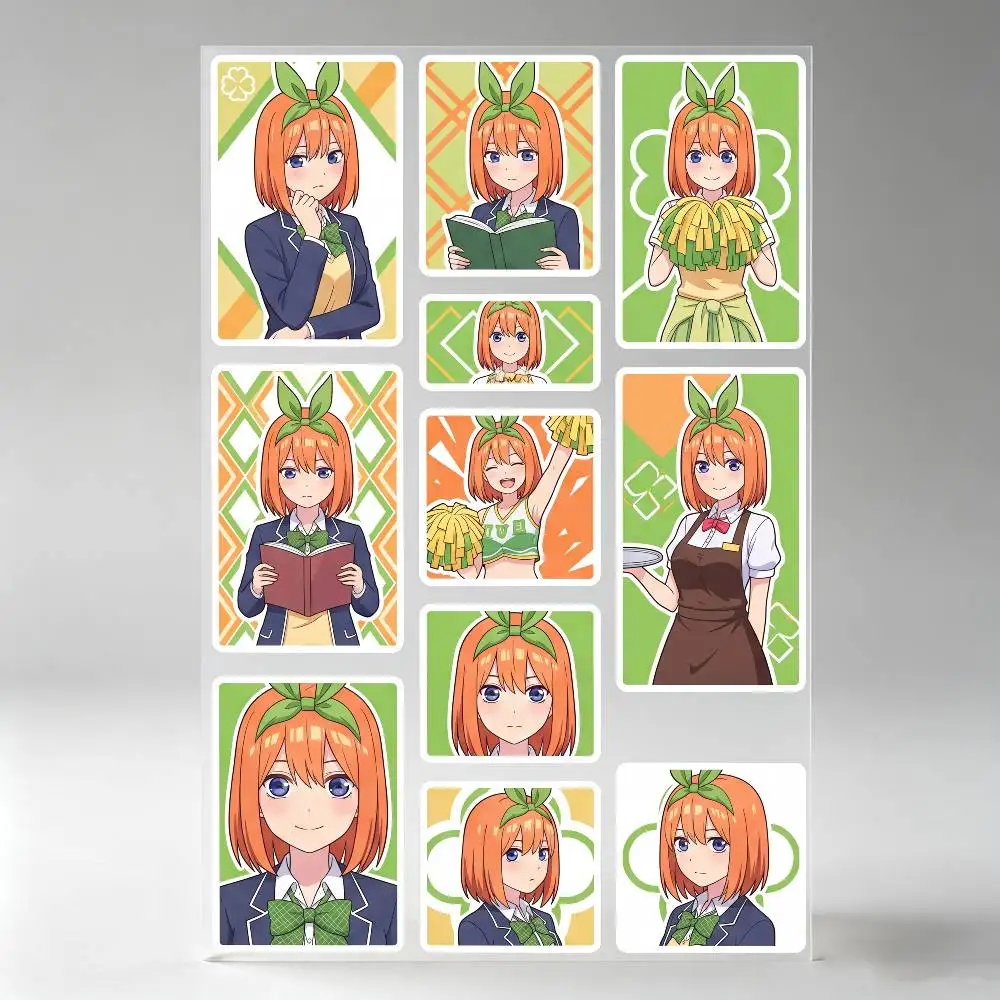 Yotsuba Nakano Anime Stickers Auto Body Bumper Windows Motorcycle Laptop Walls Vinyl Decal Car Tuning Accessories
