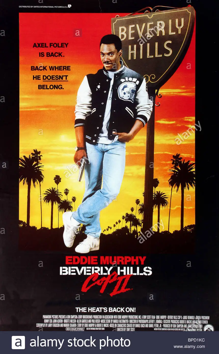 Hot Rare Classic Movie Beverly Hills Cop Eddie Murphy  Art SILK POSTER Wall Art Home Decorative painting