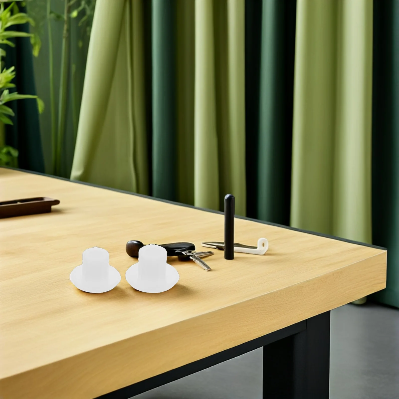 

1200Pcs Round Plastic Hole Plugs White 5Mm Furniture Plug Covers Screw Caps for Cabinet Cupboard Shelf Dust Proof Decorative