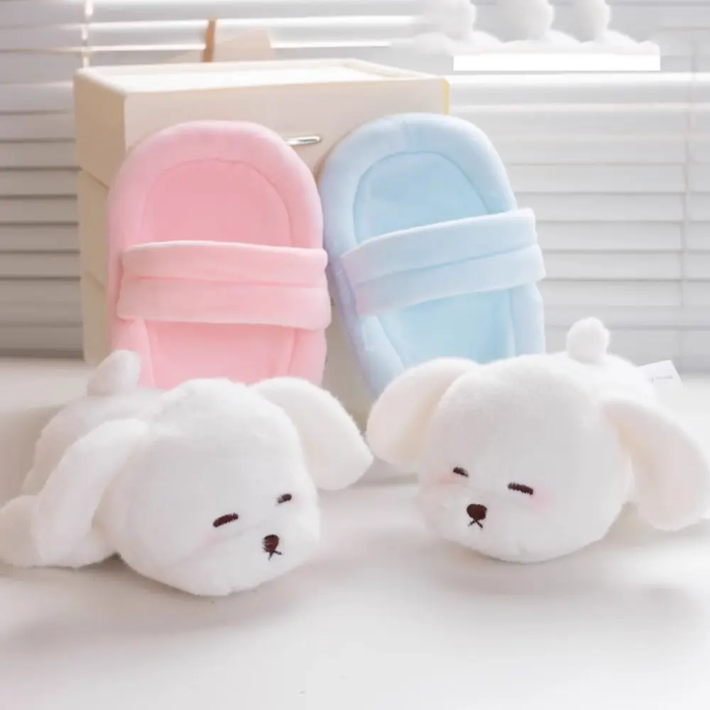 

Plushie Rabbit Animal Slippers Super Soft Stuffed Animals 23cm Fluffy Throw Pillow Room