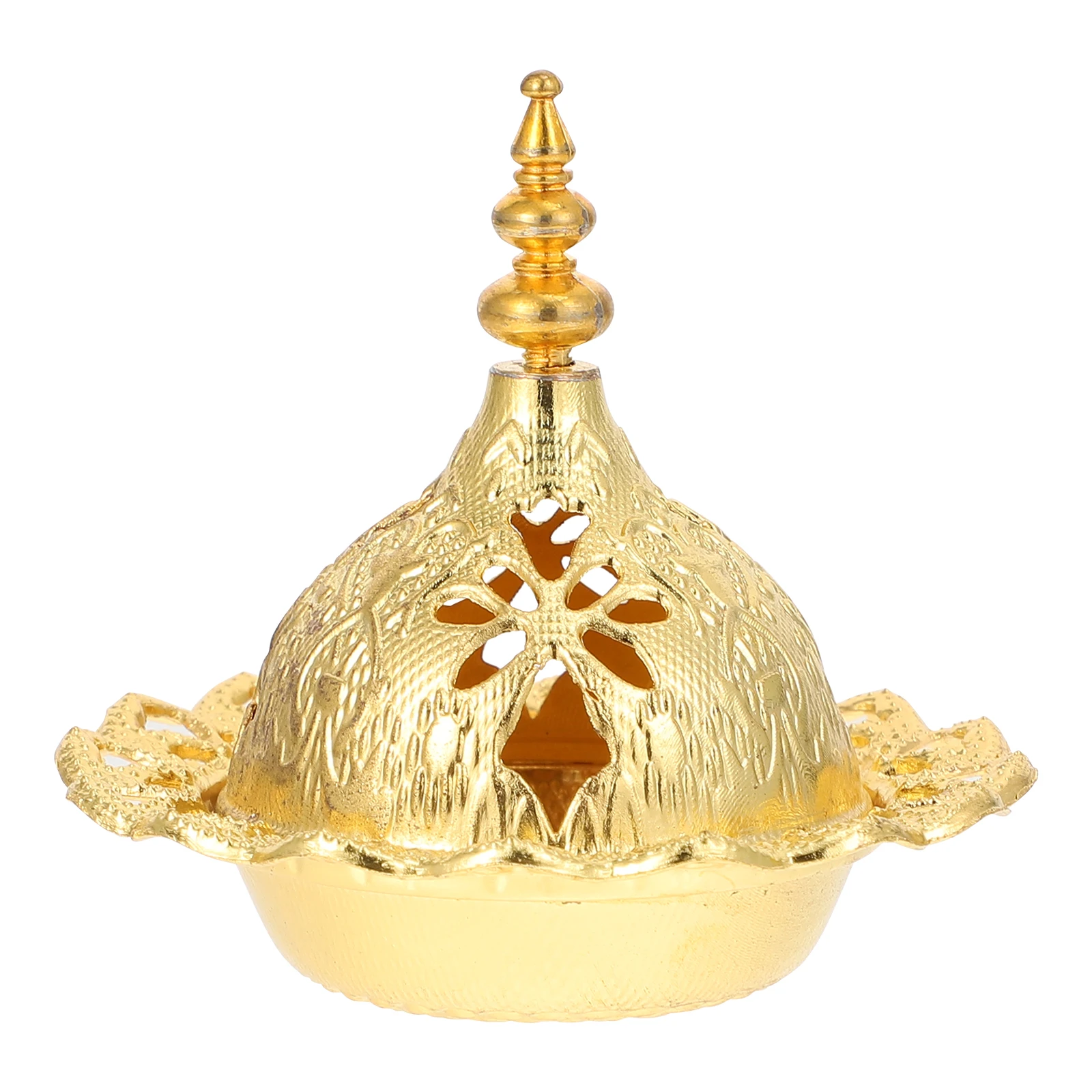 

Zinc Alloy Incense Burner Mini Home Decor Aroma Stove Creative Censer Tabletop Zen Elegant Design Fine Details Practical High
