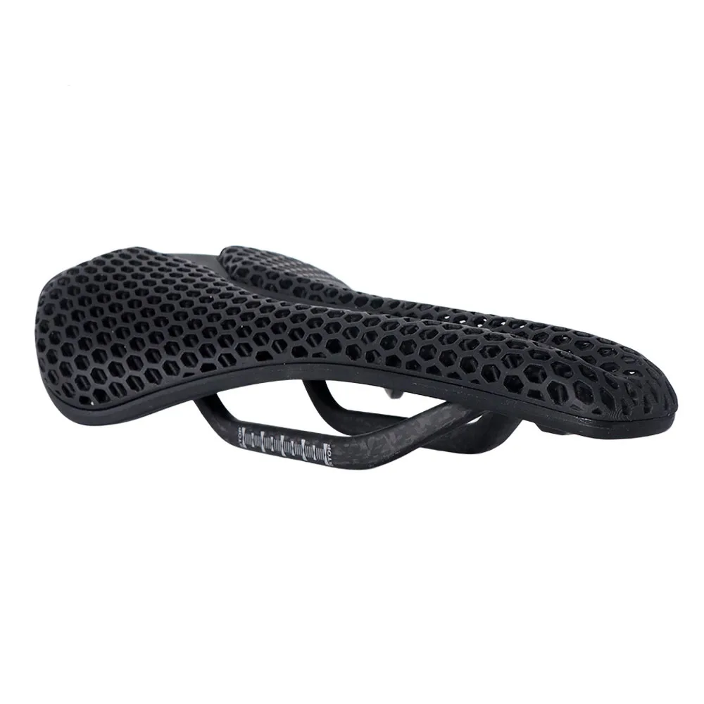 AliExpress NONE Carbon Fiber Bike Saddle 3D Printed Honeycomb Bicycle Seat Ultra Lightweight Road MTB Racing