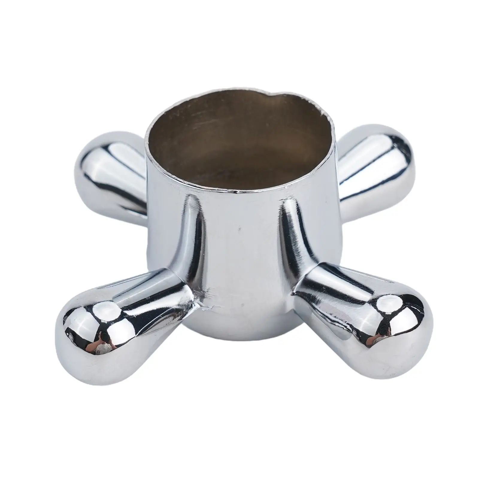 

Handles Faucet Knob 69x31x27mm Alloy Bathroom Accessories Quick-open Triangular Valve Wash Basin Switch 2pcs New
