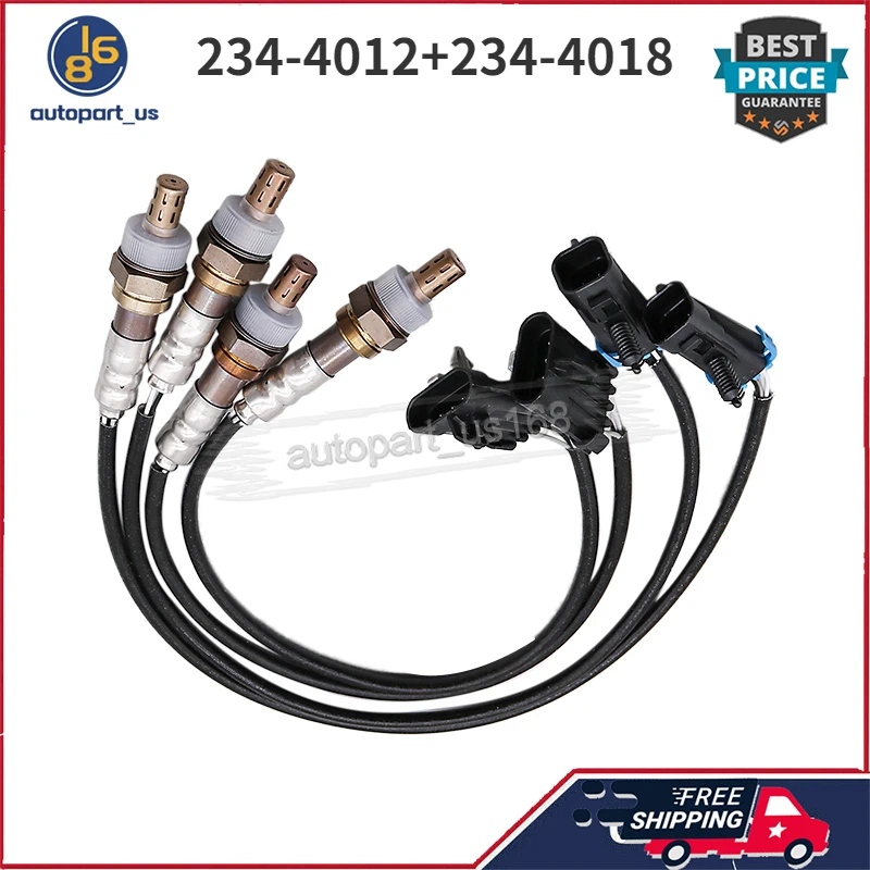 

Up & Downstream Oxygen Sensor 234-4012 234-4018 For CHEVROLET TAHOE AVALANCHE 1500 G30 VAN GMC YUKON XL 1500 SIERRA 1500 YUKON