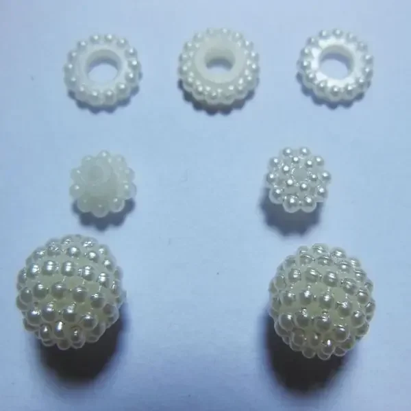 ABS Pearl 10-30mm Yangmei Ball Detachable 5-piece DIY Jewelry AccessoriesYangmei Ball Beads pearl trim  plastic beads