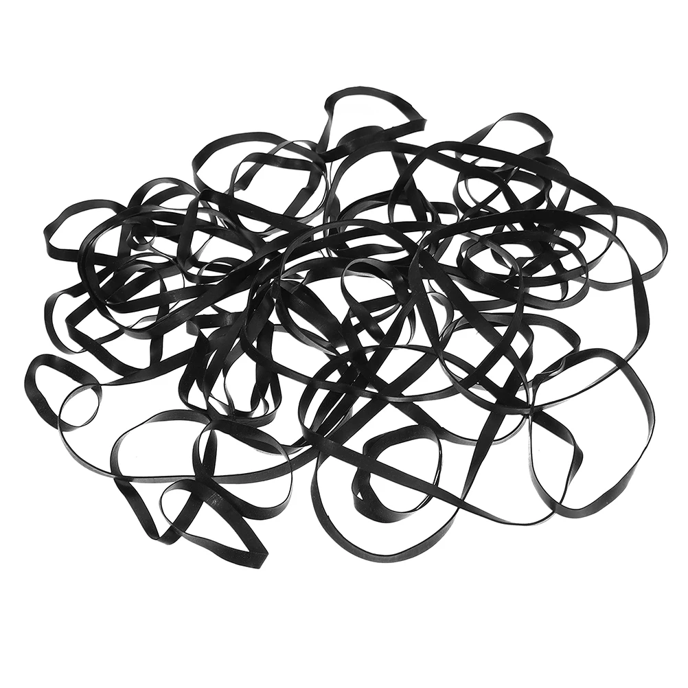 

50pcs Wide Heavy Belt Rubber Bands High Elasticity Durable Outdoor Fishing Thick Large Heavy Duty Household