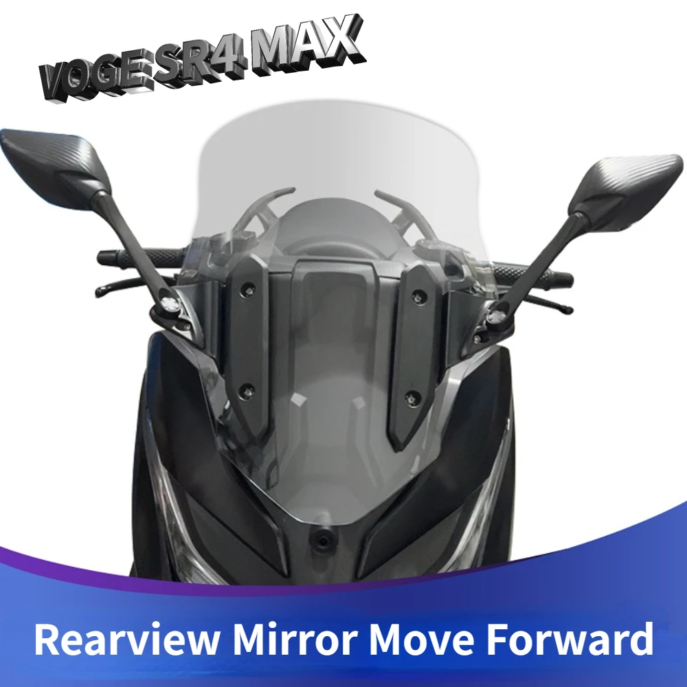 

Motorcycle Rearview Mirror Moving Forward Modified Folding Rearview Mirror Anti-Glare Reflection FOR VOGE SR4 MAX SR4MAX