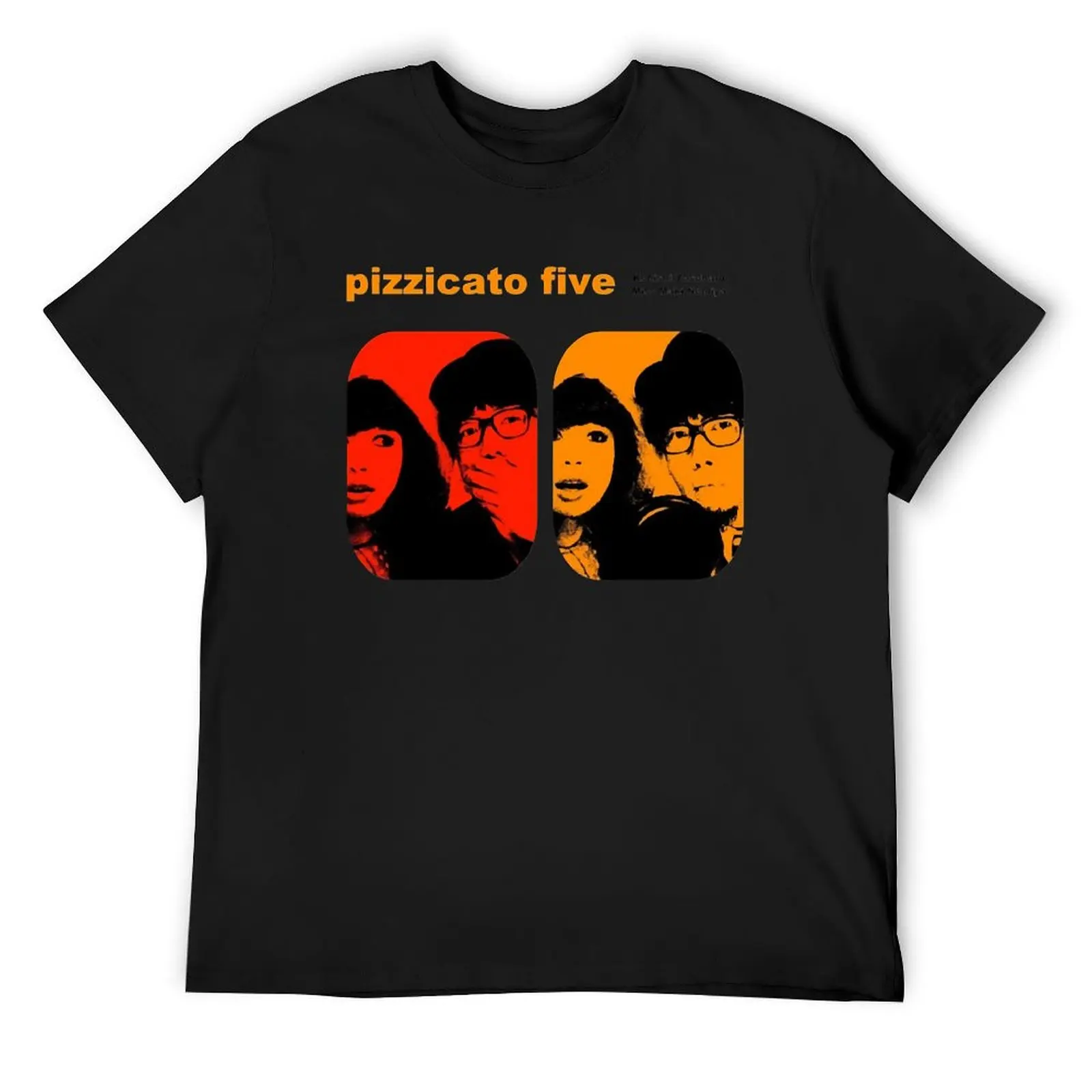 Pizzicato Five promotional T-Shirt man t shirt custom t shirt shirts men