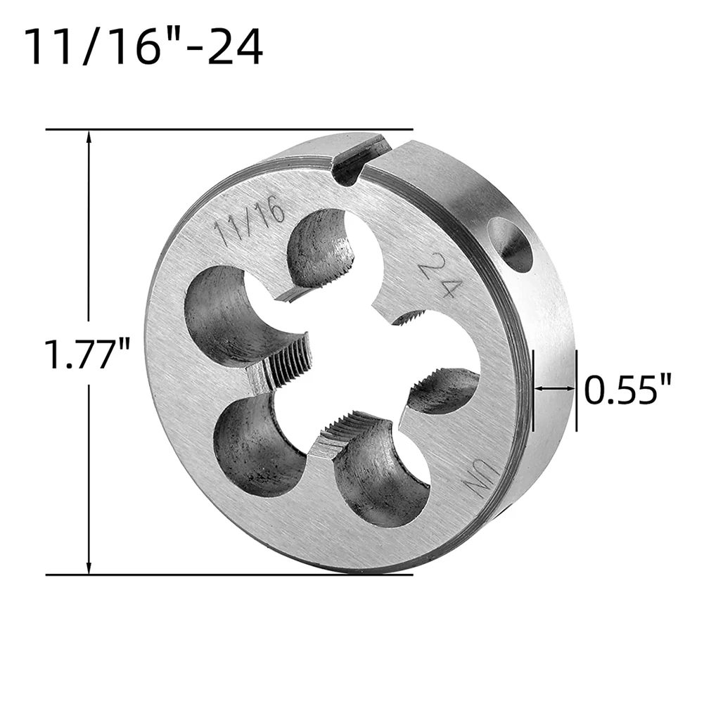 2 шт. 11/16-24 UNEF набор метчиков и матриц, машинная резьба, правая рука для чугуна, металлообработки, мастерская, набор ручных инструментов для обработки