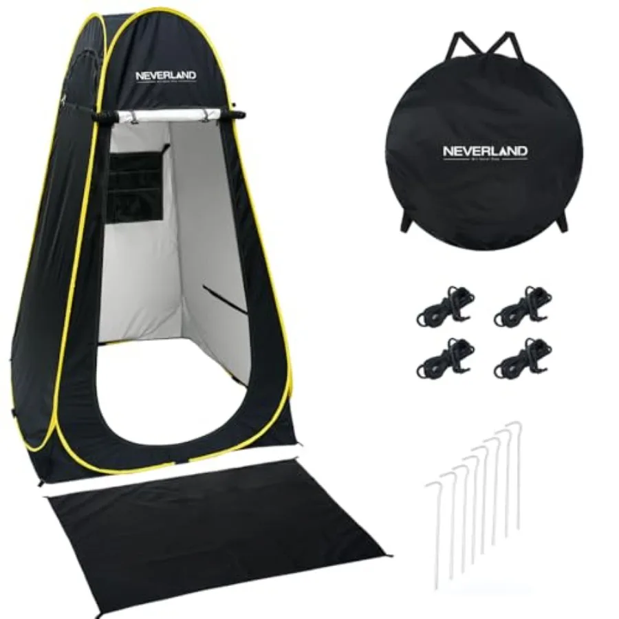 

Pop up Privacy Shower Tent - Portable Changing Shower Tent, Dressing Room, Bathroom, Outdoor Rain Shelter for Camping, Hiking,