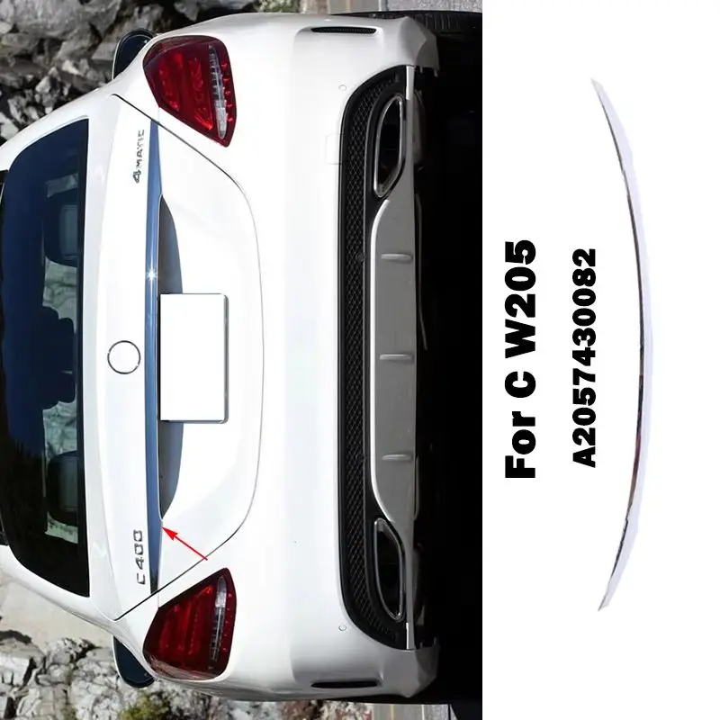 Trunk Tailgate Handle Boot Lid Chrome Trim A2057430082 A2057430300 For Mercedes Benz C Class W205 C200 C300 C400 C450