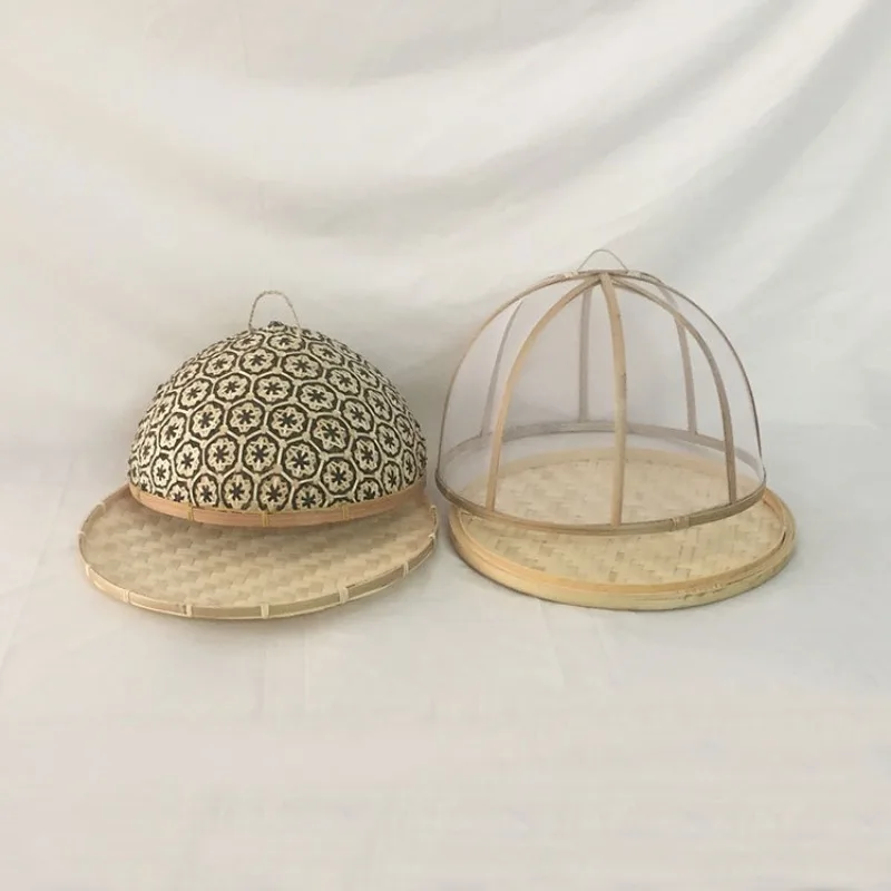 

meal cover kitchen mosquito cover, bamboo food cover, hand-woven vegetable cover
