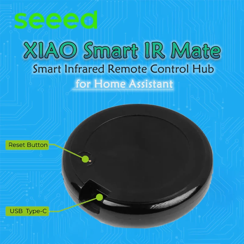 

XIAO Smart IR Mate Smart Infrared for Home Assistant, Remote Control Hub ESP32-C3 Core, Haptic Feedback ﻿,One-touch learning
