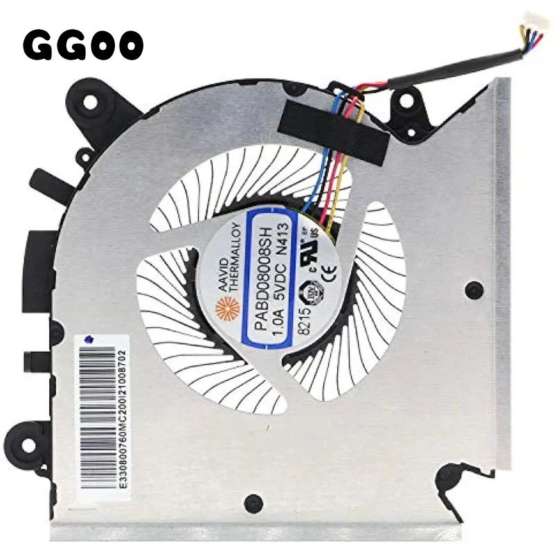 Cooling Fan for MSI GF63 MS-16R1 MS-16R2 PABD08008SH N413 E322500300A