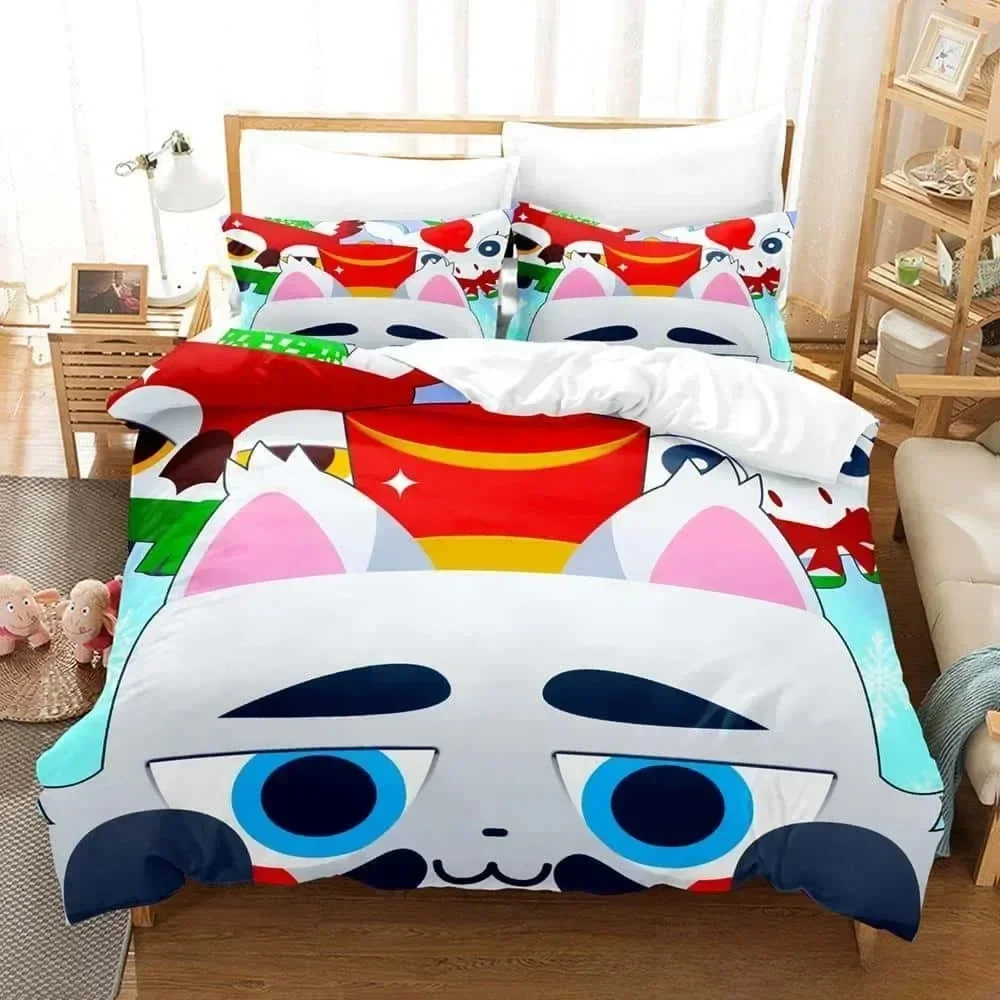 New 3D Game Pet Simulator X Printed Bed Set Duvet Cover Pillowcase Bedding Set Bed Linen Sheet Quilt Cover Full Queen King Size