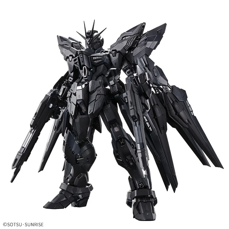 Bandai MGEX Strike Freedom Gundam Midnight Coating 1/100 25Cm Anime Original Action Figure Model Assemble Toy Gift Collection