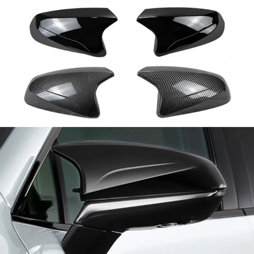 Stylish Horn Shape Wing Mirror Caps For Lexus RX350 RX450H NX200 NX300 NX260 Exterior Decoration Modification ABS Shell