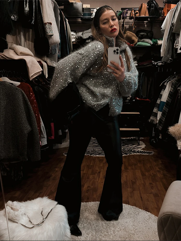 Casual opstaande kraag jas dames bruin volledige mouw losse grote zak dame jassen 2025, herfst winter chique vrouwelijke straat uitloper