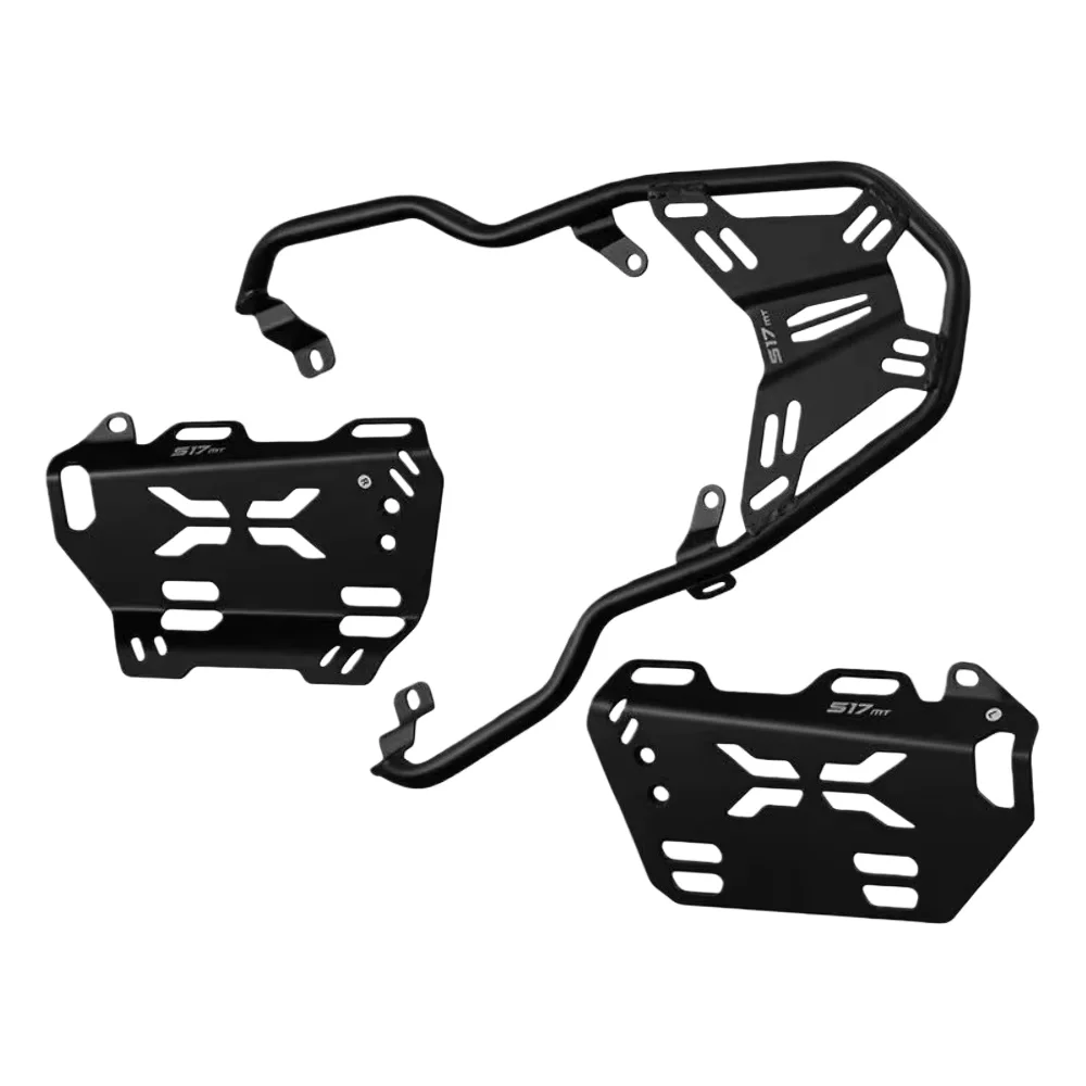 Non-destructive installation of side rack brackets, tail racks, rear racks, and side panels for VOGE DS900X and 900DSX motorcycl