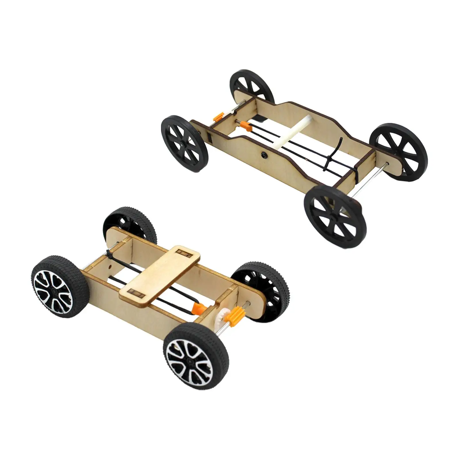 3 kit di modelli di auto fai da te xWood esperimento di scienza fisica puzzle di costruzione 3D